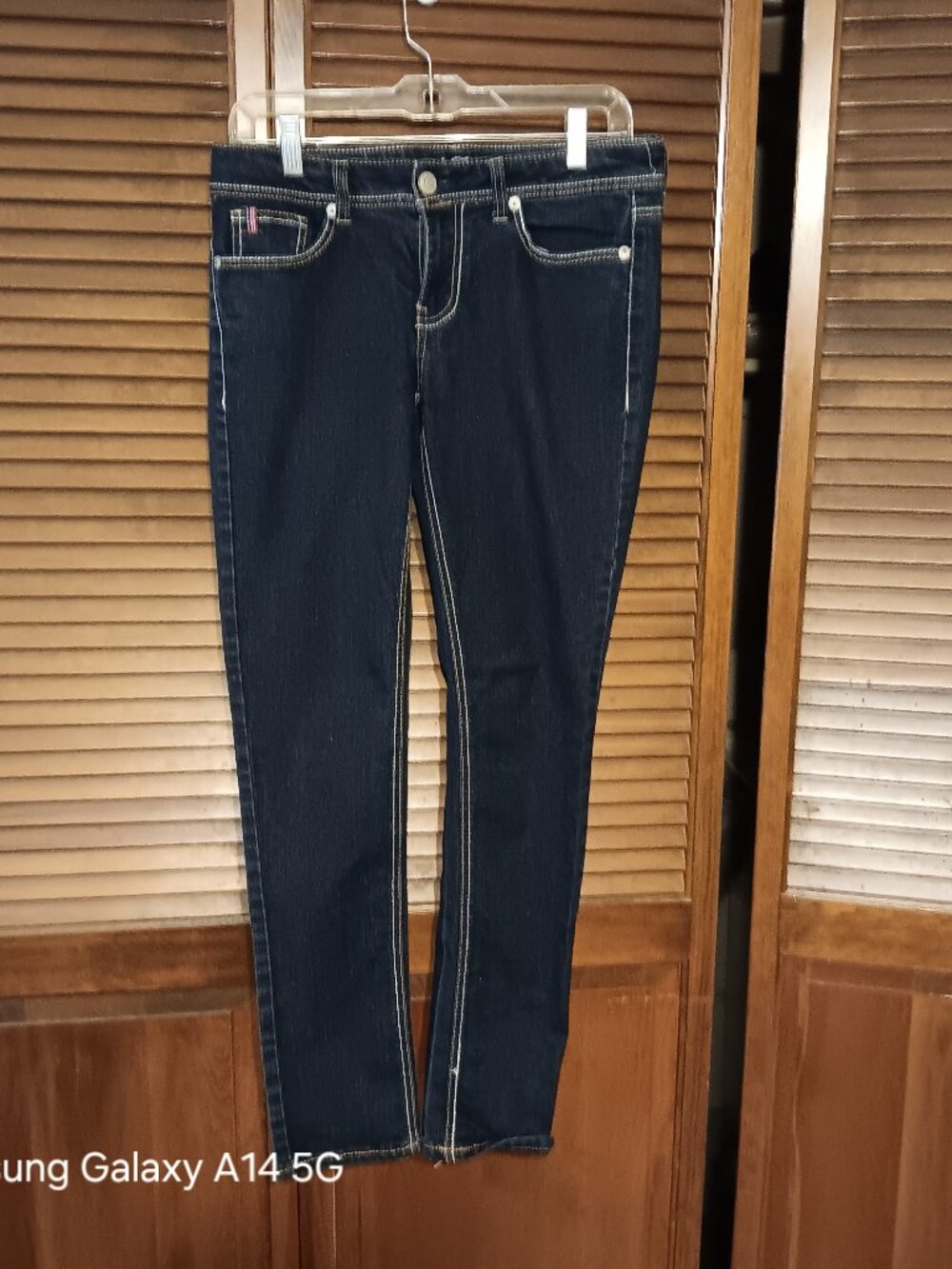 US POLO ASSN Kate Skinny Jeans Womens 9 10 Blue Dark Wash Stretch Denim 32